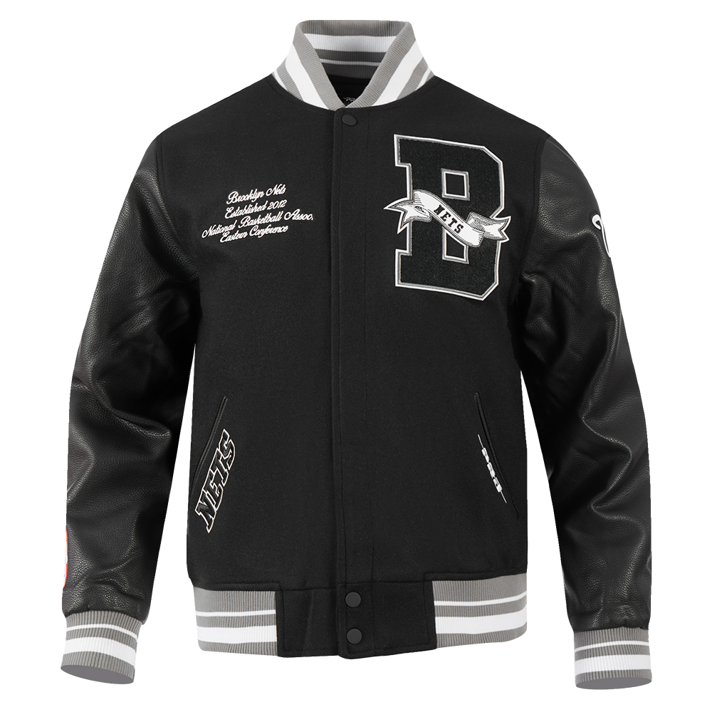 Pro Standard NBA Brooklyn Nets Varsity Jacket - Men's