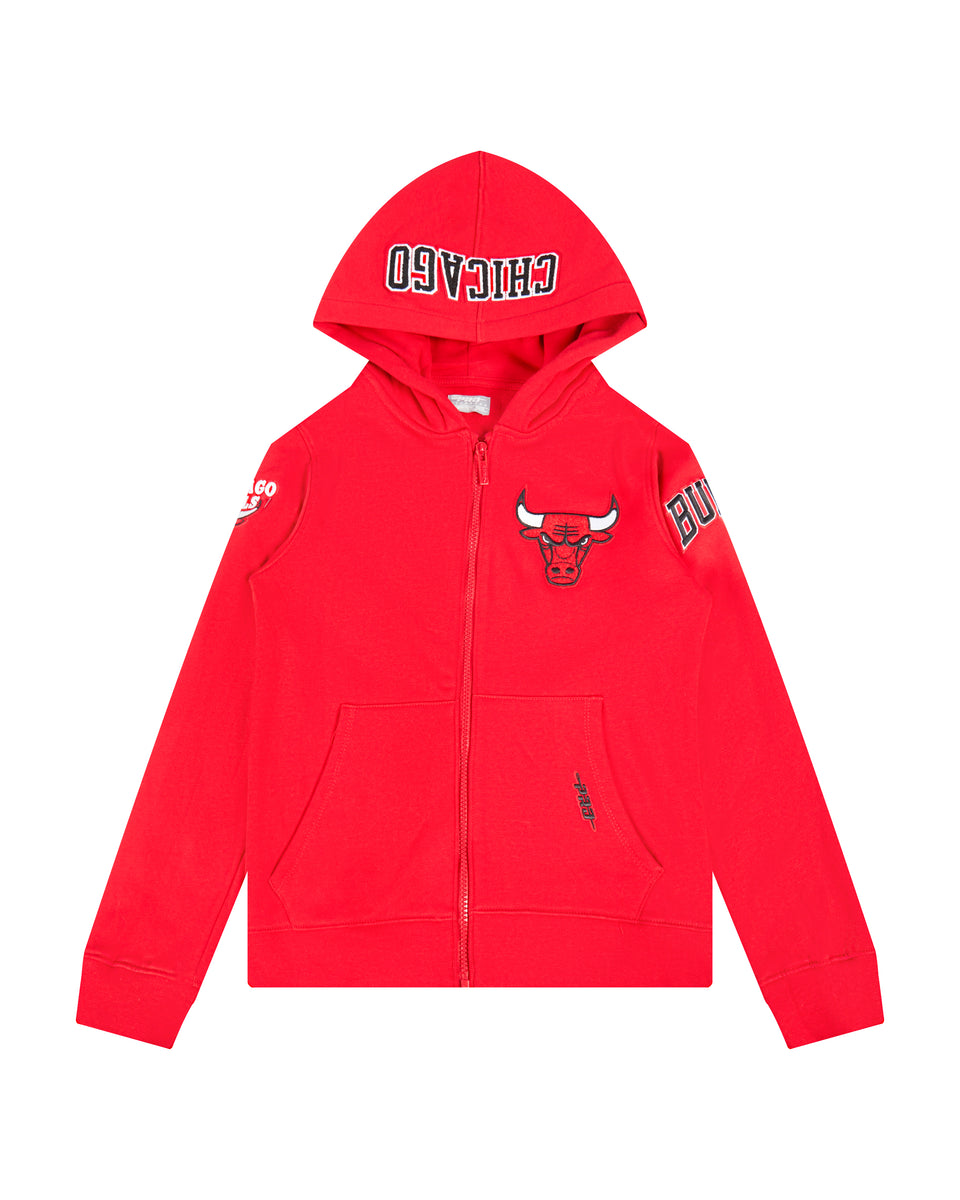 Pro Standard NBA Chicago Bulls Chenille Zip Hoodie - Youth