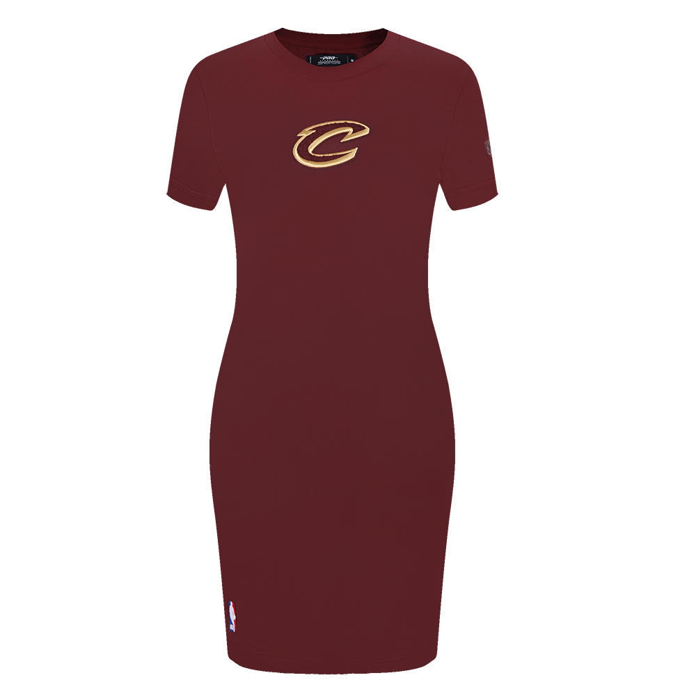 Pro Standard NBA Cleveland Cavaliers Classic Women's Bodycon Dress (Wine) XS