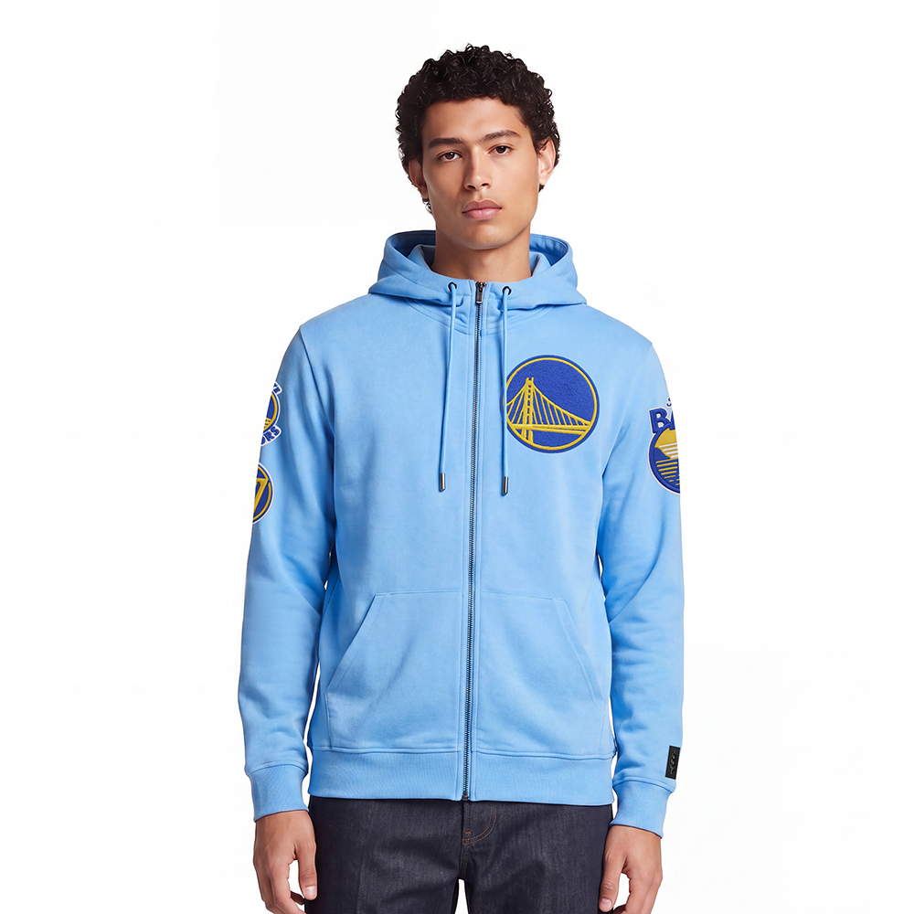 Pro Standard NBA Golden State Warriors Zip Hoodie - Men's