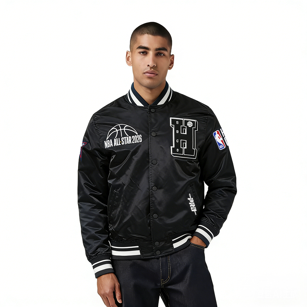 希少ロシア製NBA スタジャン MA-1 XXL Pro Standard NBA HBCU Classic Satin Jacket - Men's