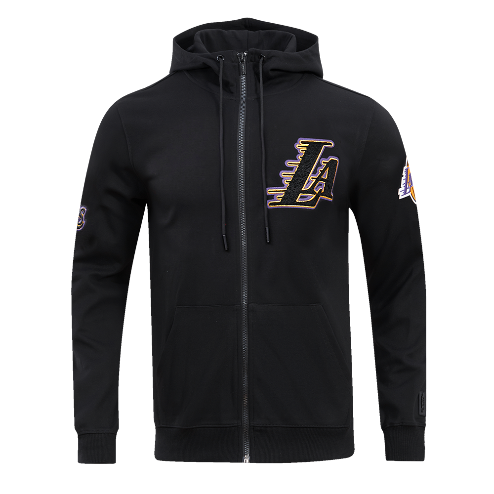 NBA LOS ANGELES LAKERS CLASSIC CHENILLE MEN'S FULL ZIP NBA LOS ANGELES LAKERS CLASSIC CHENILLE MEN'S FULL ZIP