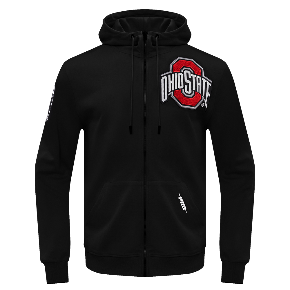 OHIO STATE UNIVERSITY CLASSIC MEN'S FULL ZIP PULLOVER HOODIE