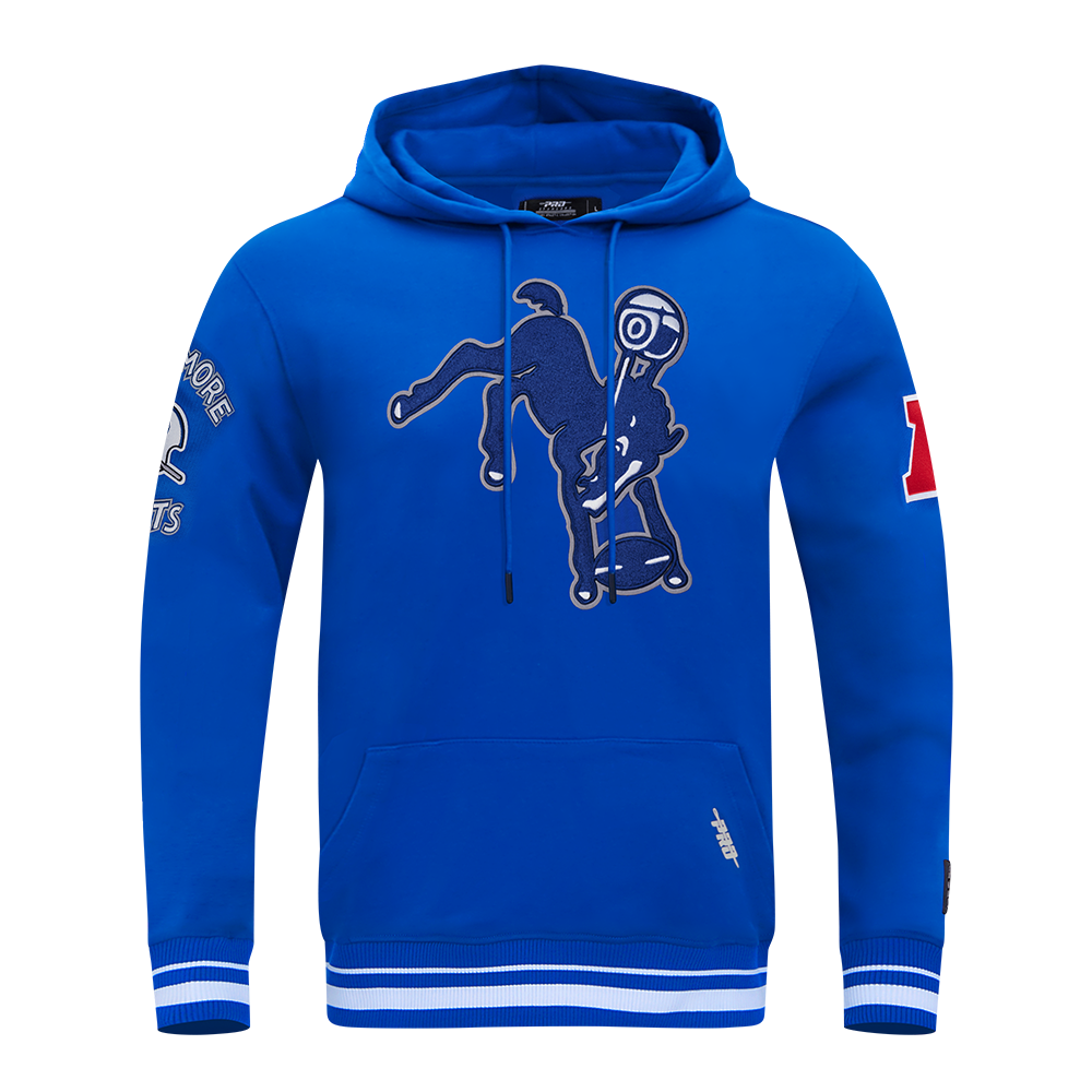 NFL BALTIMORE COLTS RETRO CLASSIC MEN'S PULLOVER HOODIE (ROYAL