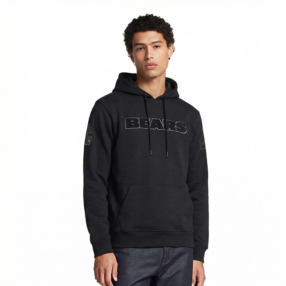 New Era - Sweat Zippé Capuche Team Script Chicago Bulls 60424411 Noir Dore 391793