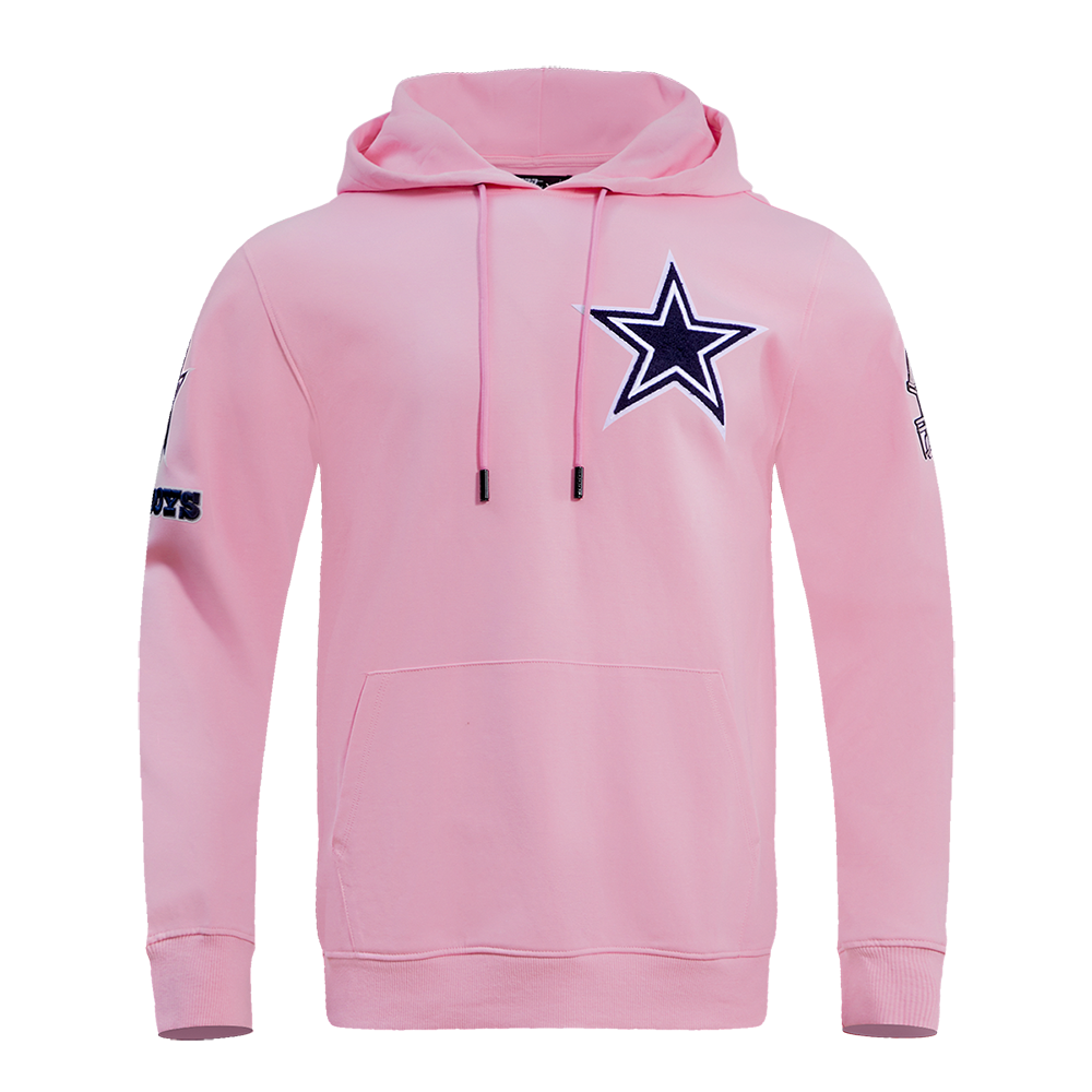 CINCINNATI BENGALS CLASSIC CHENILLE DK PO HOODIE (PINK)