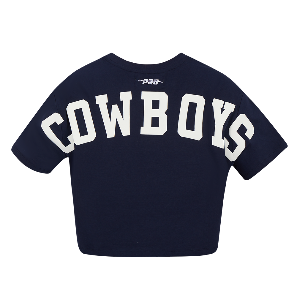 NFL DALLAS COWBOYS WINGSPAN WOMEN'S SINGLE JERSEY BOXY TEE