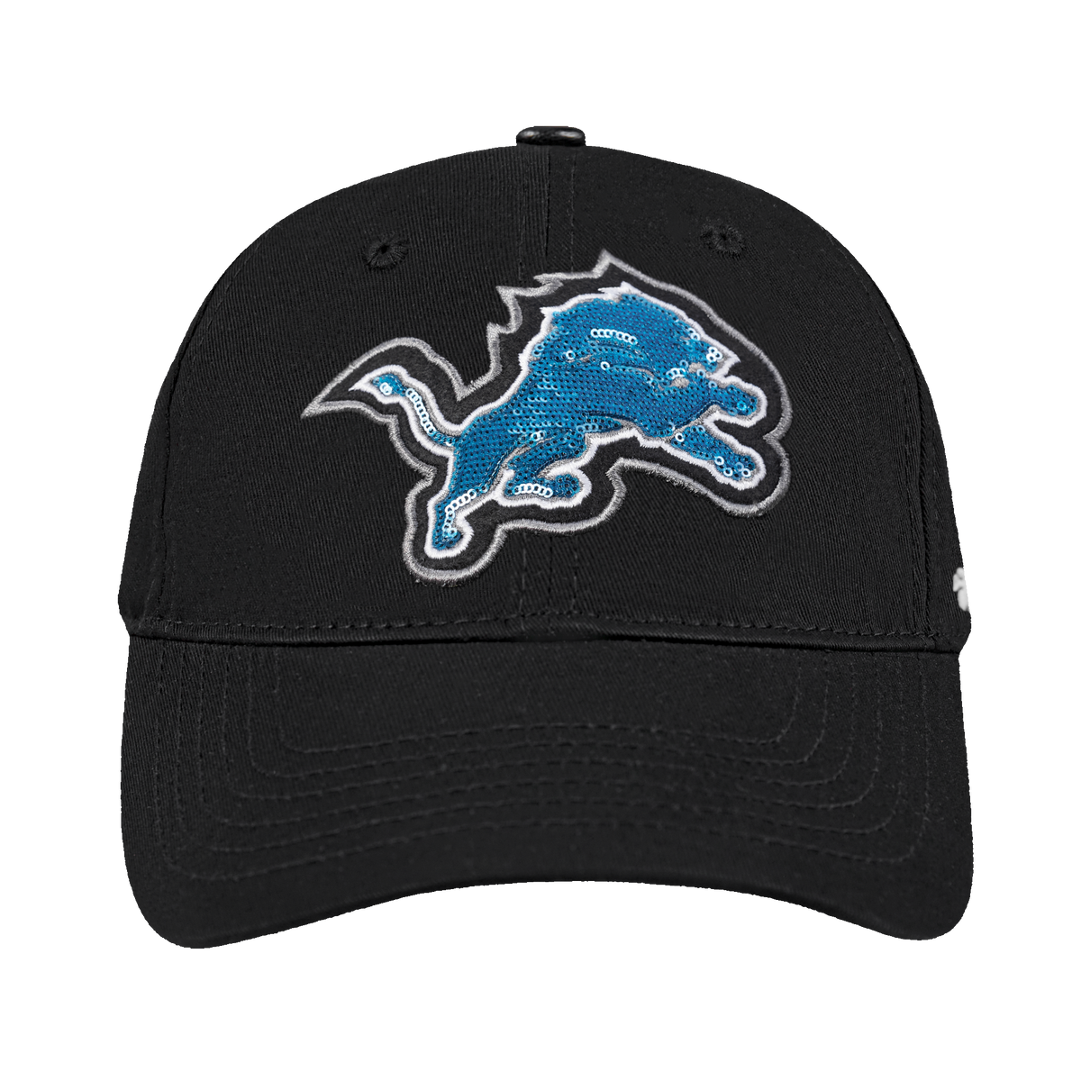 NFL DETROIT LIONS GAME DAY CLASSICS WOMEN S DAD HAT BLACK Pro Standard nfl-detroit-lions-game-day-classics-women-s-dad-hat-black-pro-standard