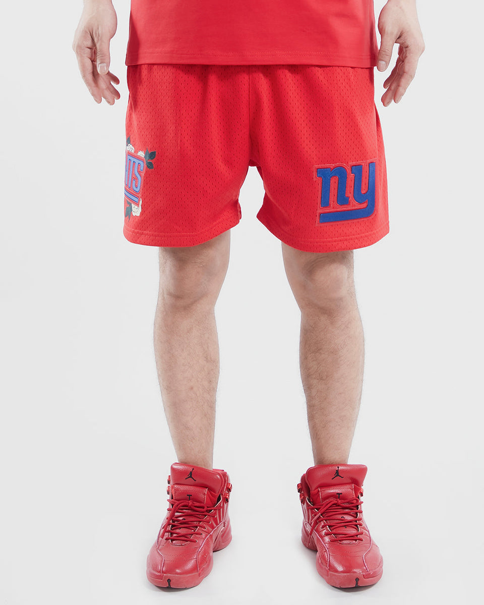 NEW YORK GIANTS ROSES MESH SHORT (RED) – Pro Standard