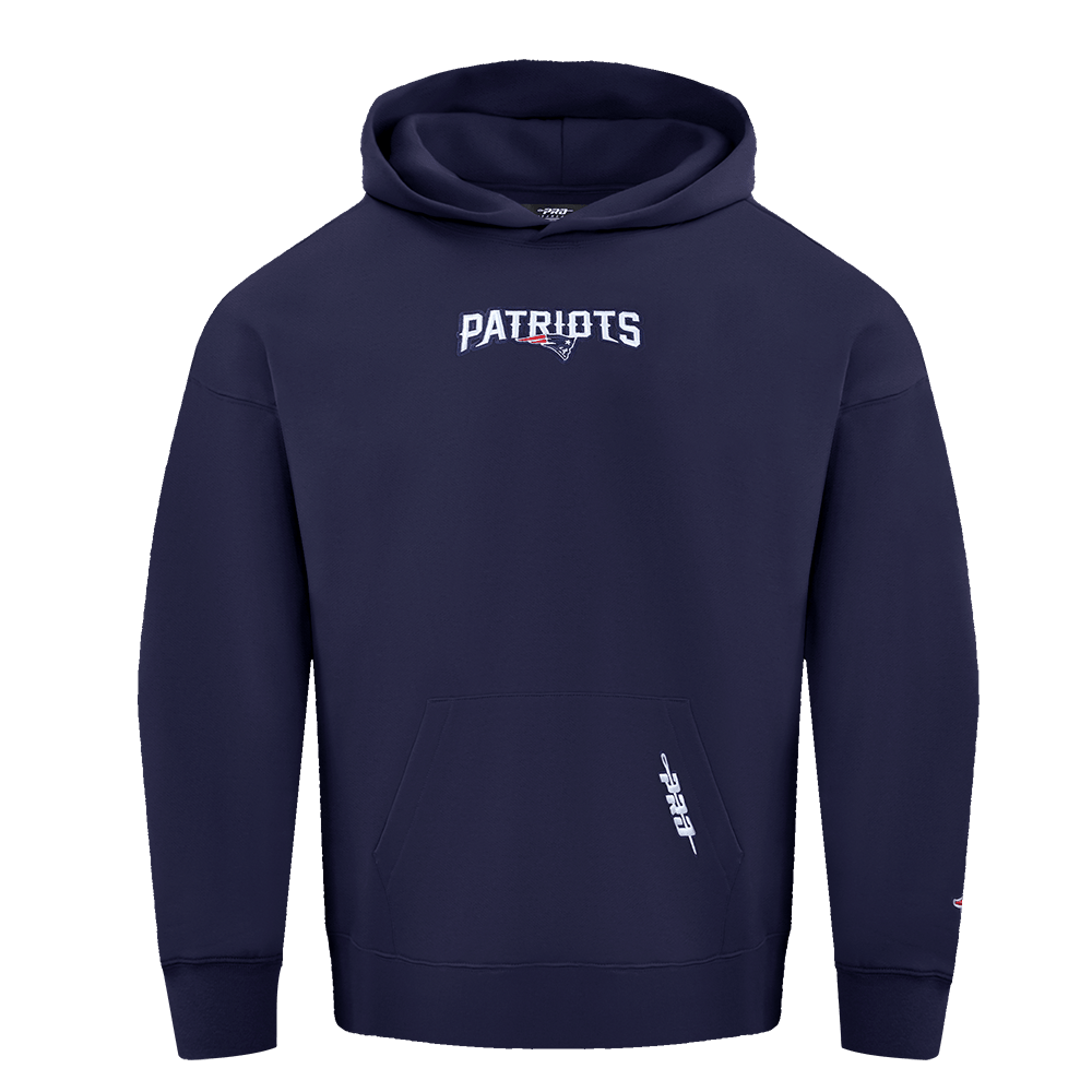 Pro Standard Men's College Wingspan Hoodie - Oversized Drop Shoulder Fleece Pullover (University Of Pittsburgh)