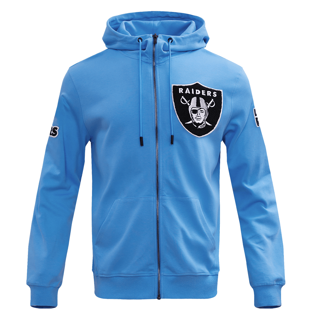 Sweat à Capuche Re:couvert - Chrome Las Vegas Raiders Délavé - Coupe Confort - 100% Coton