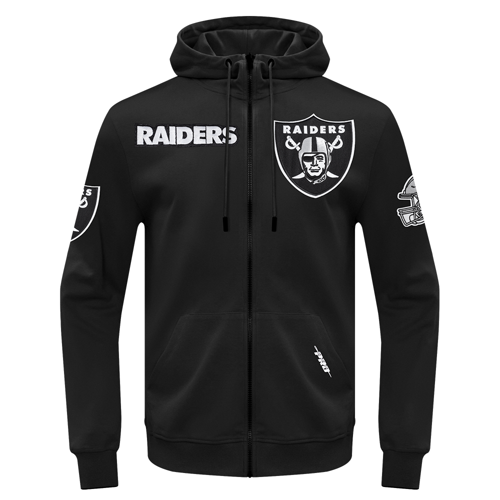 NFL LAS VEGAS RAIDERS CLASSIC WIND SUIT MEN'S WOVEN FULL ZIP