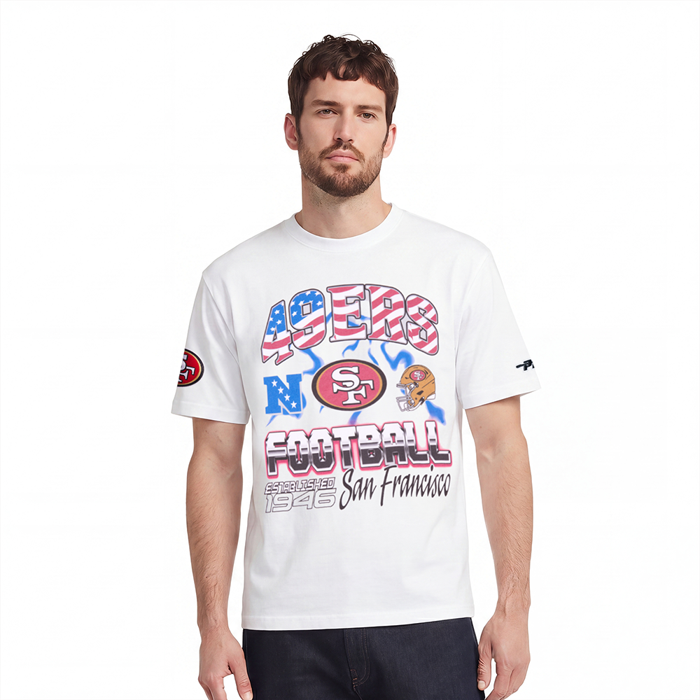 NFL SAN FRANCISCO 49ERS VICTORY MEN'S S/S TEE (WHITE) – Pro Standard