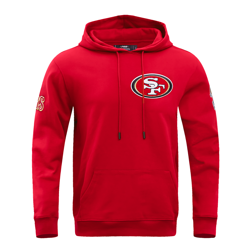 NFL SAN FRANCISCO 49ERS CLASSIC CHENILLE DOUBLE KNIT PULLOVER