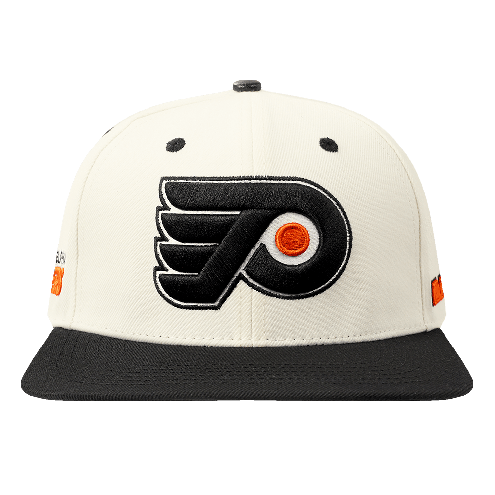 Casquette Snapback Vintage Philadelphia Flyers - Noir & Orange, Style Années 90 NHL