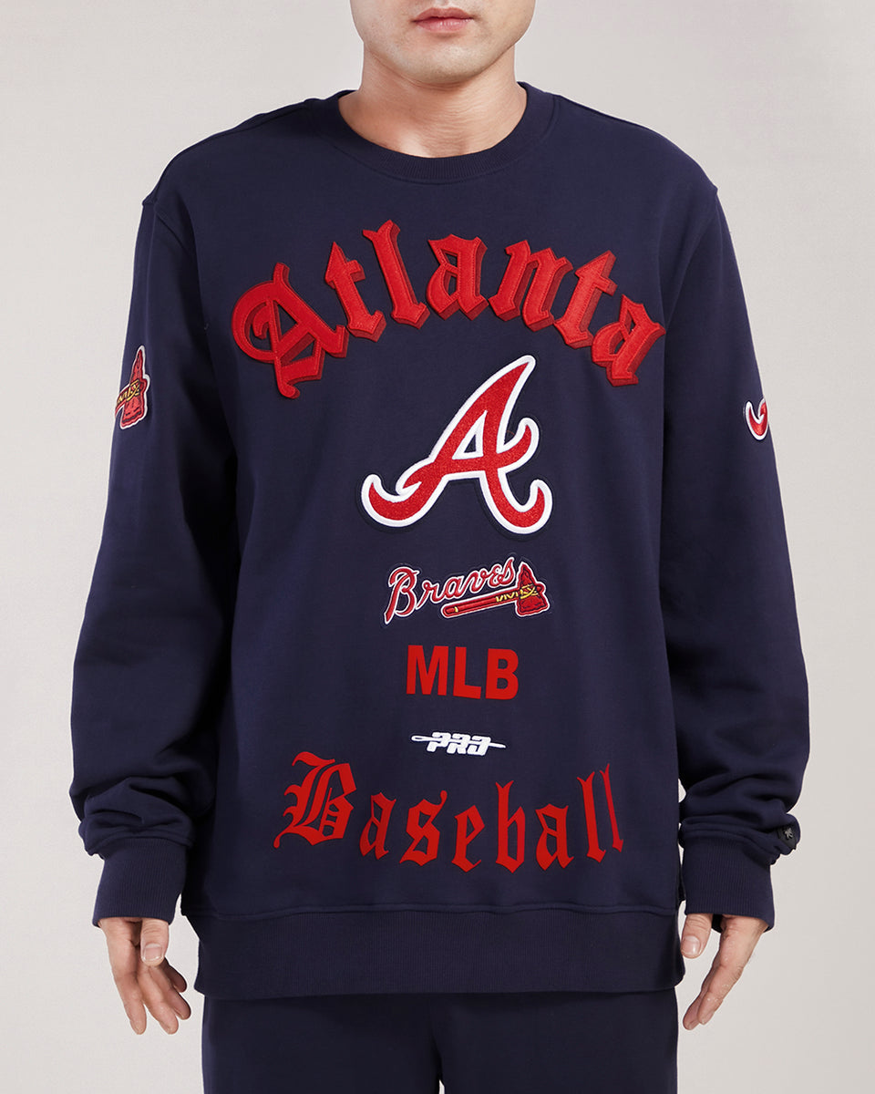 Atlanta braves crewneck sales sweatshirt