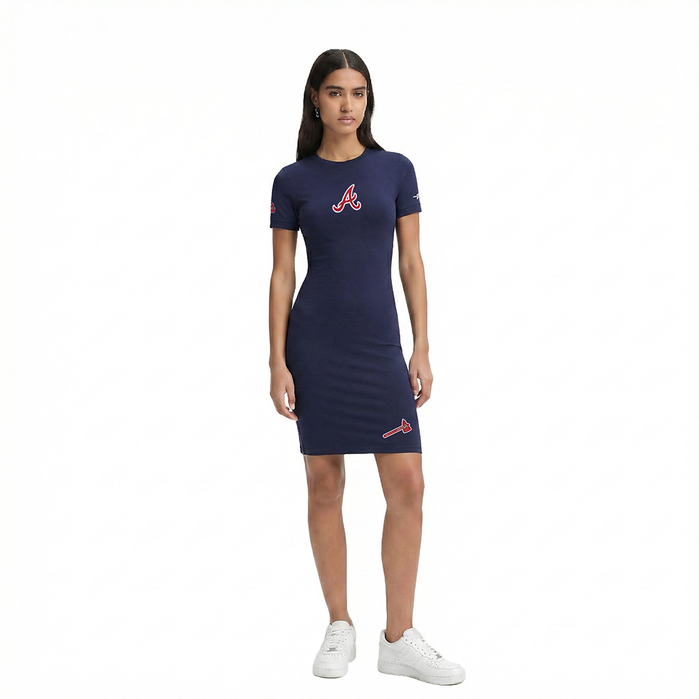 baseball bodycon dress 2024 Summer Women's B Baseball dress - Short Sleeve, Single Breasted, Embroidered Midi Style