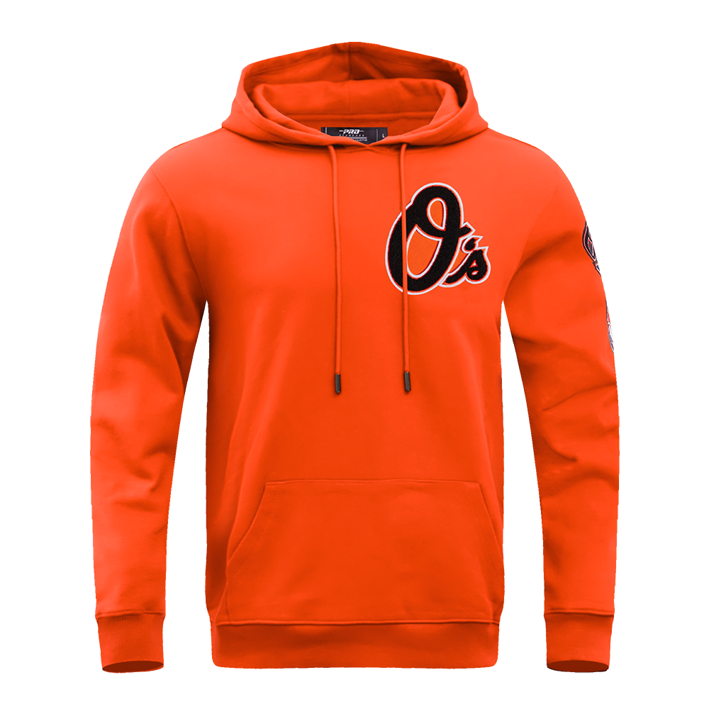 MLB BALTIMORE ORIOLES CLASSIC CHENILLE MEN'S PULLOVER HOODIE