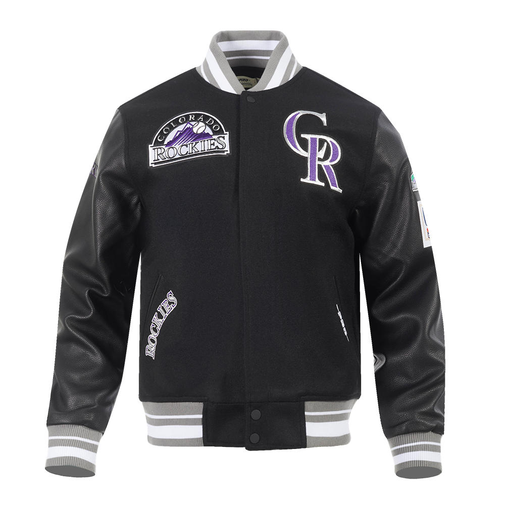 Pro Standard MLB Colorado Rockies Retro Classic Varsity Jacket - Men's