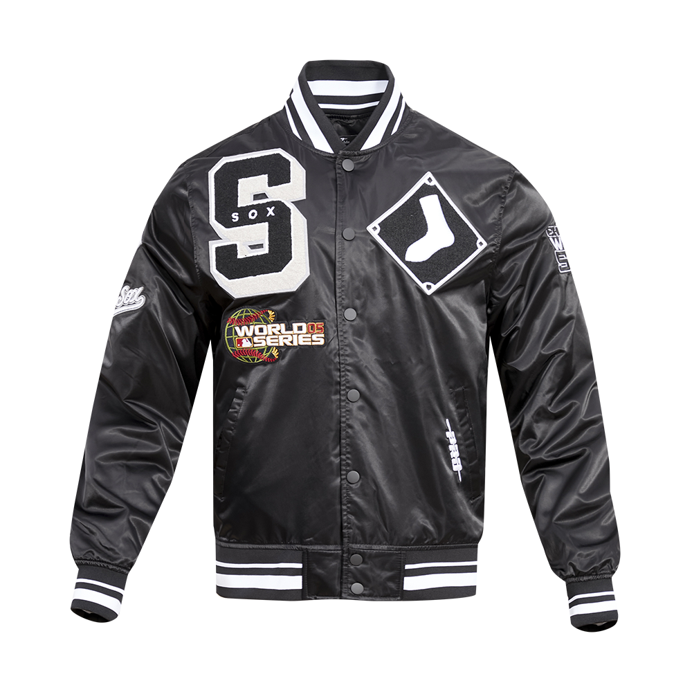 Pro Standard MLB Chicago White Sox Mashup Satin Jacket - Men's
