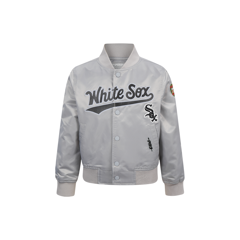 Pro Standard MLB Chicago White Sox Chenille Satin Jacket - Youth