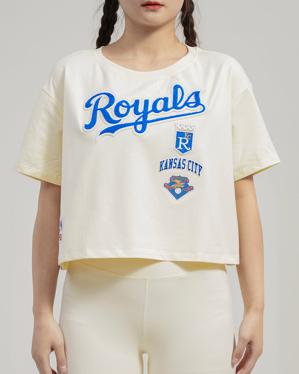 KANSAS CITY ROYALS RETRO CLASSIC SJ BOXY TEE (EGGSHELL) – Pro Standard