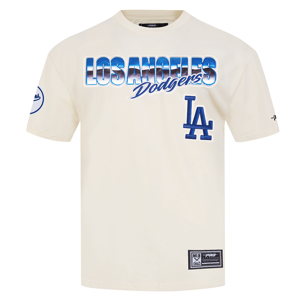 MLB LOS ANGELES DODGERS CHROME MEN'S COTTON JERSEY DROP SHOULDER