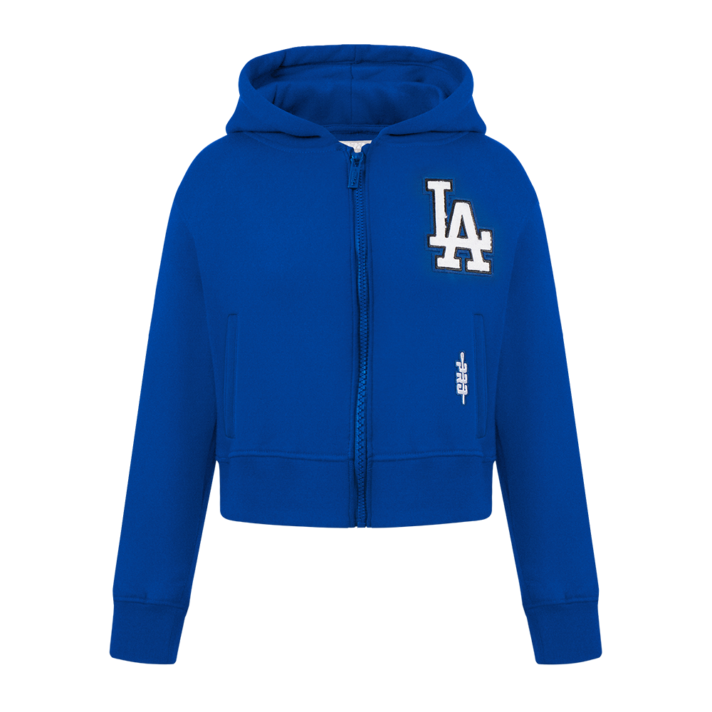 Pro Standard MLB Los Angeles Dodgers Zip Hoodie - Women's