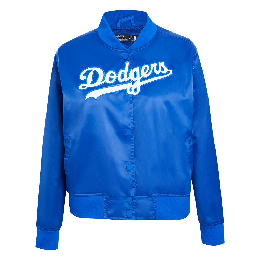 MLB LOS ANGELES DODGERS CLASSIC WOMEN'S SATIN JACKET (DODGER BLUE