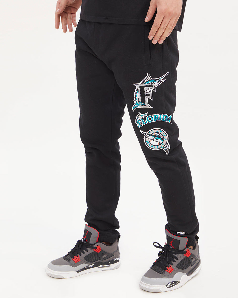 FLORIDA MARLINS RETRO CLASSIC FLC PO HOODIE (EGGSHELL/ BLACK