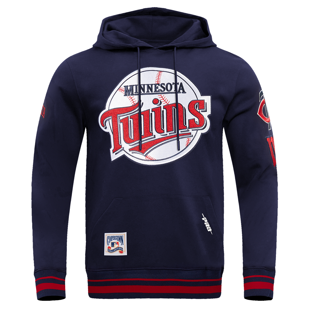 MLB MINNESOTA TWINS RETRO CLASSIC MEN'S PULLOVER HOODIE (MIDNIGHT