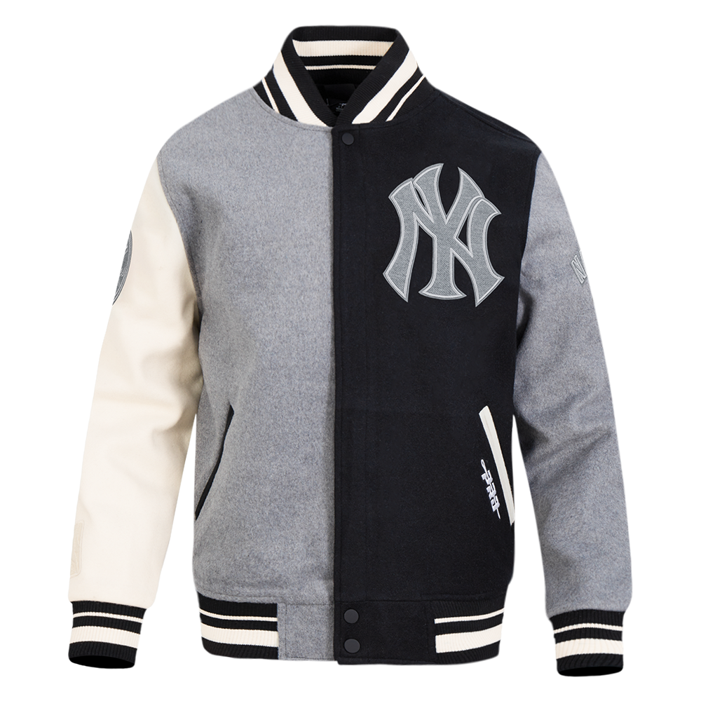 MLB NEW YORK YANKEES REVERSE FRENCH TERRY MEN'S COLOR BLOCK WOOL