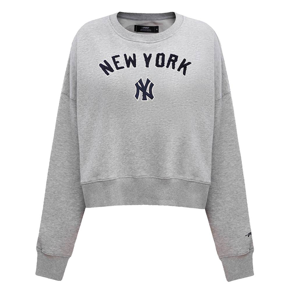 New York Yankees Pro Standard Women's Retro Classic Cropped Boxy T-Shirt -  Navy