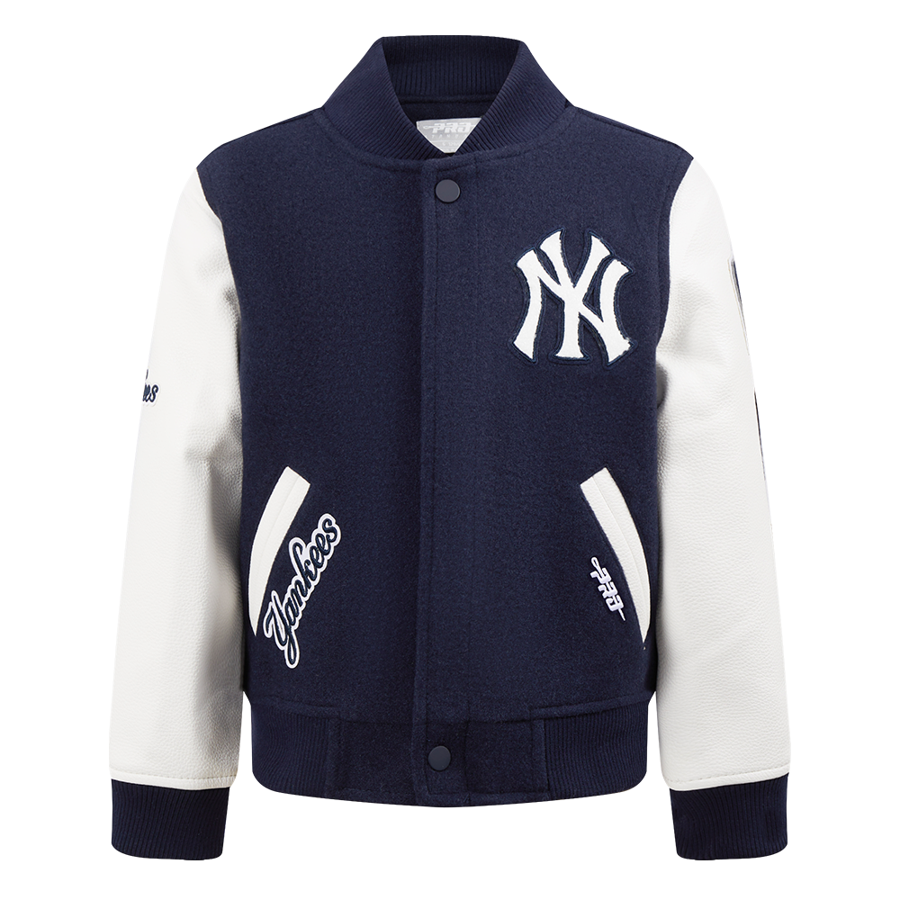 Pro Standard MLB New York Yankees Chenille Varsity Jacket - Youth
