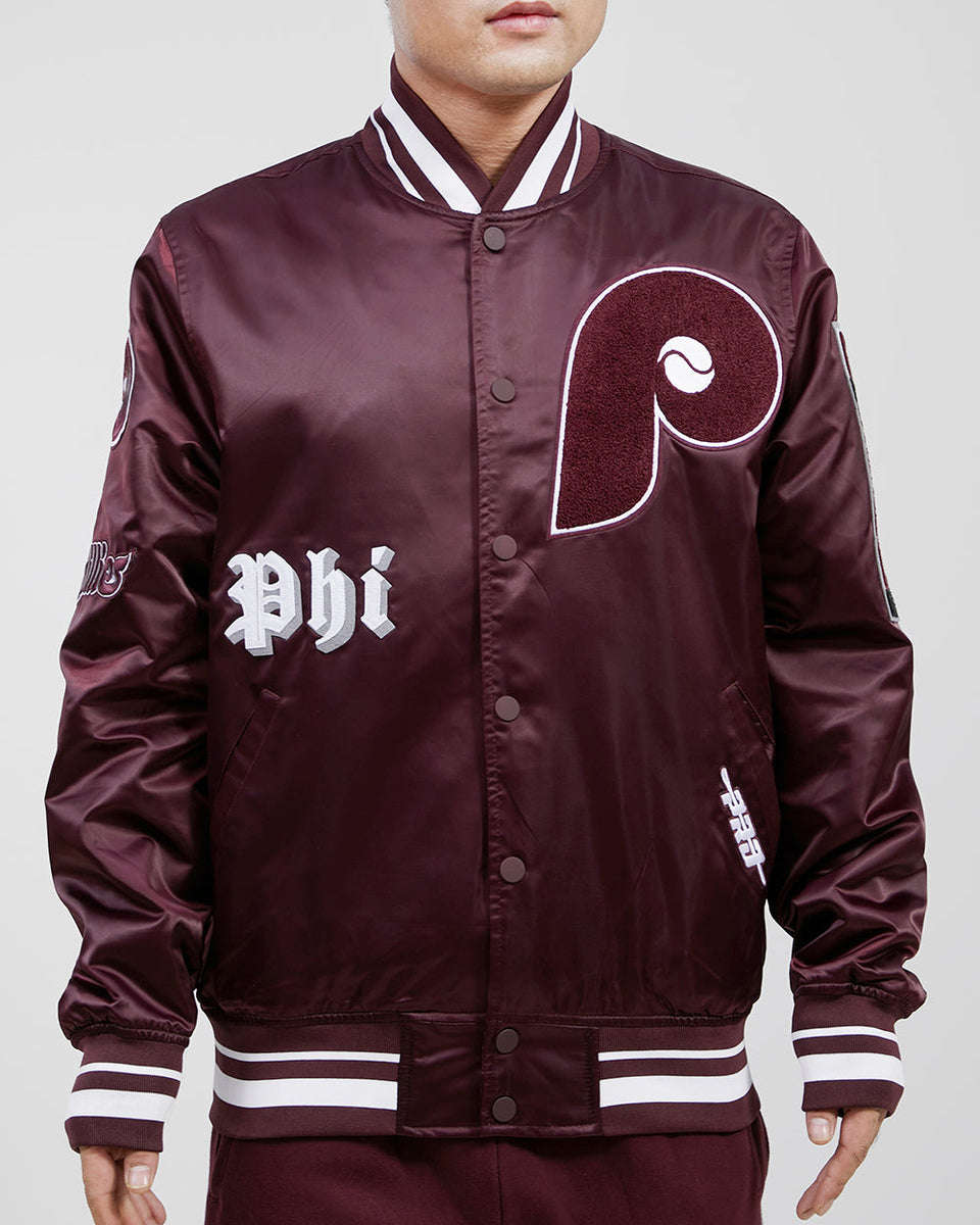 Philadelphia Phillies Striped Satin Jacket