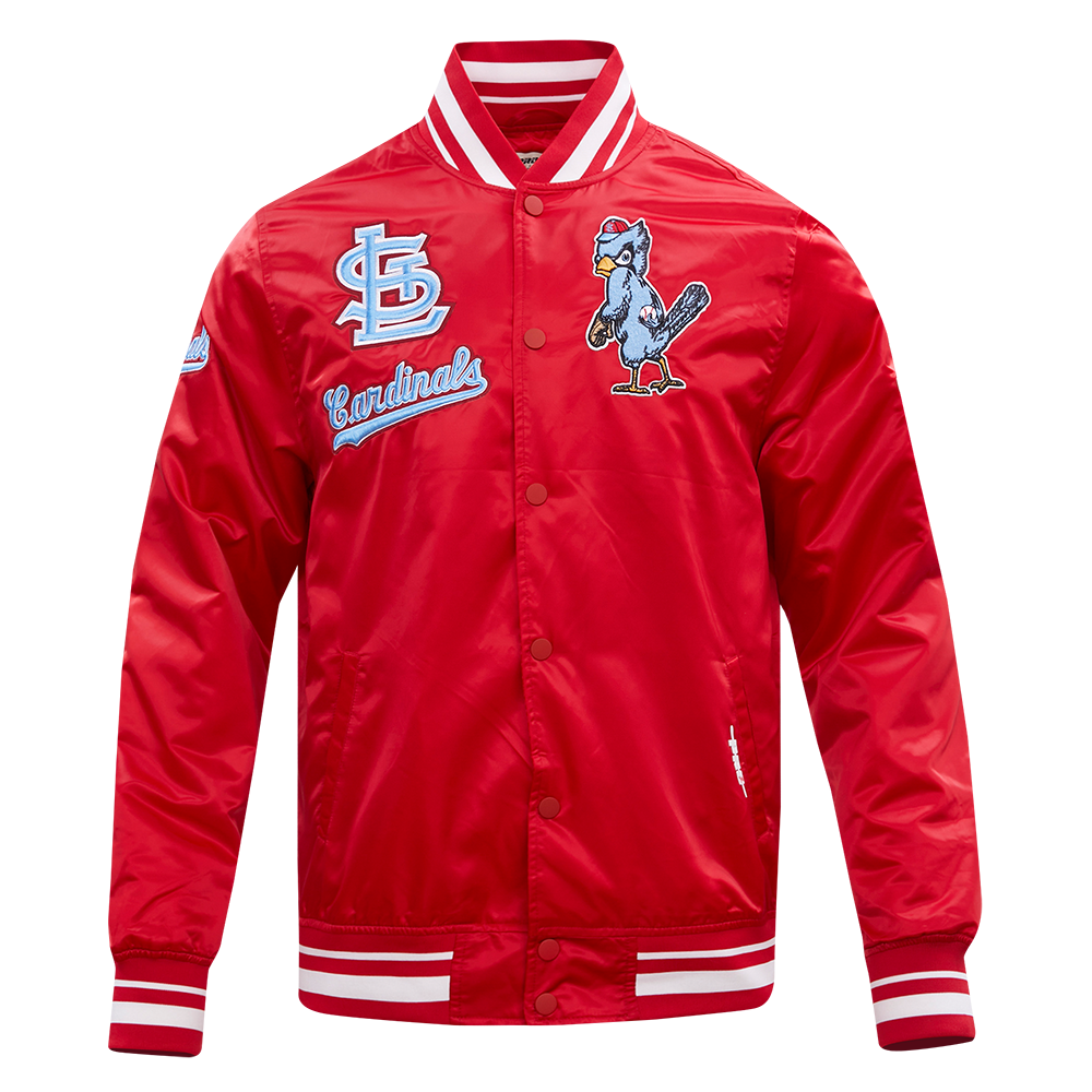 Pro Standard MLB St. Louis Cardinals Satin Jacket - Men's