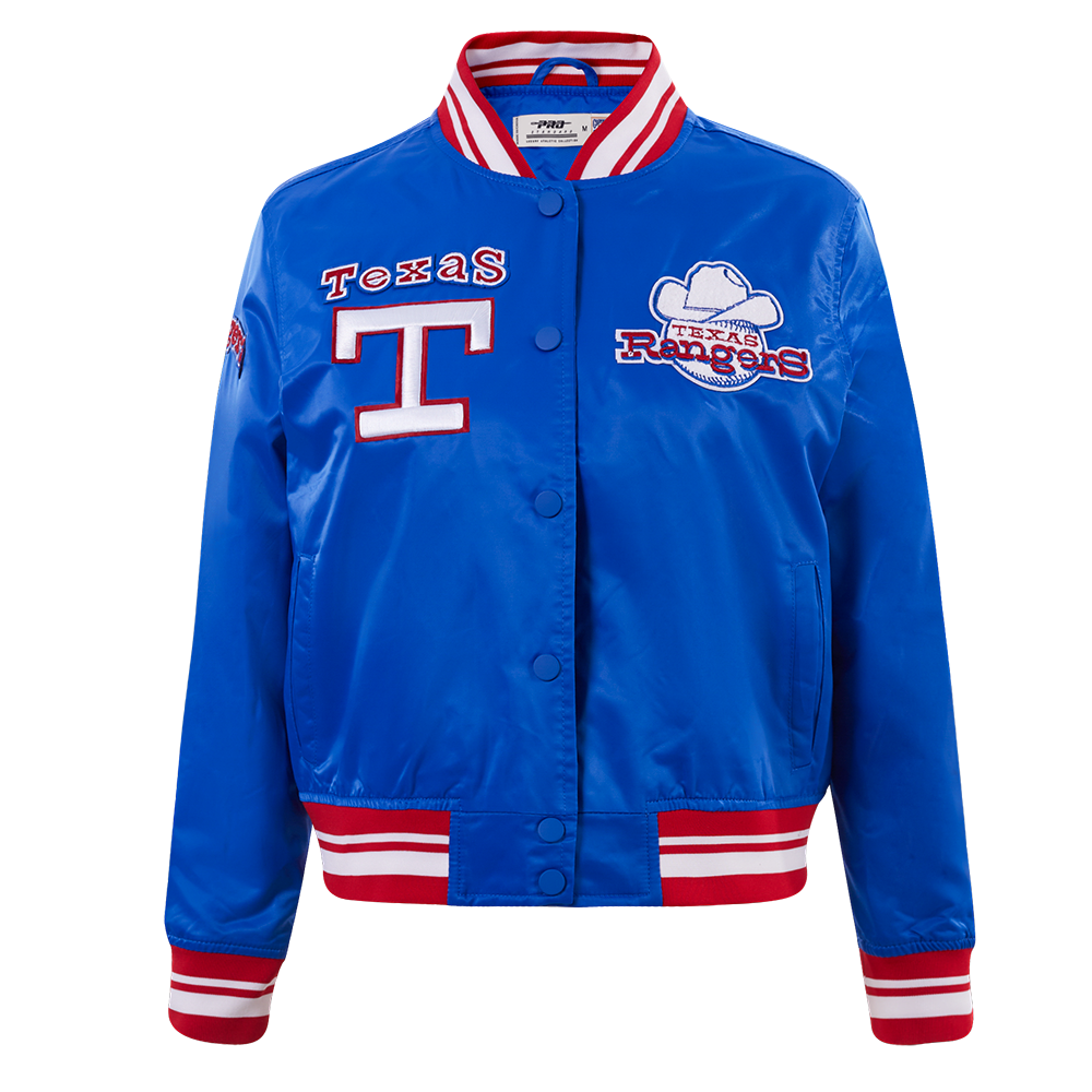 Pro Standard MLB Texas Rangers Retro Classic Satin Jacket - Women's