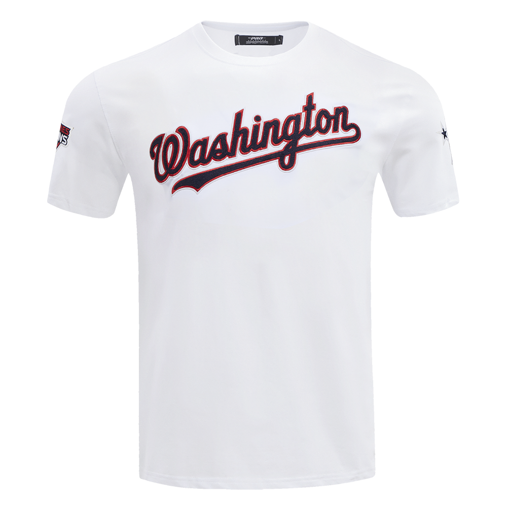 MLB WASHINGTON NATIONALS CLASSIC CHENILLE MEN S TOP WHITE Pro Standard MLB WASHINGTON NATIONALS CLASSIC CHENILLE MEN S TOP WHITE Pro Standard