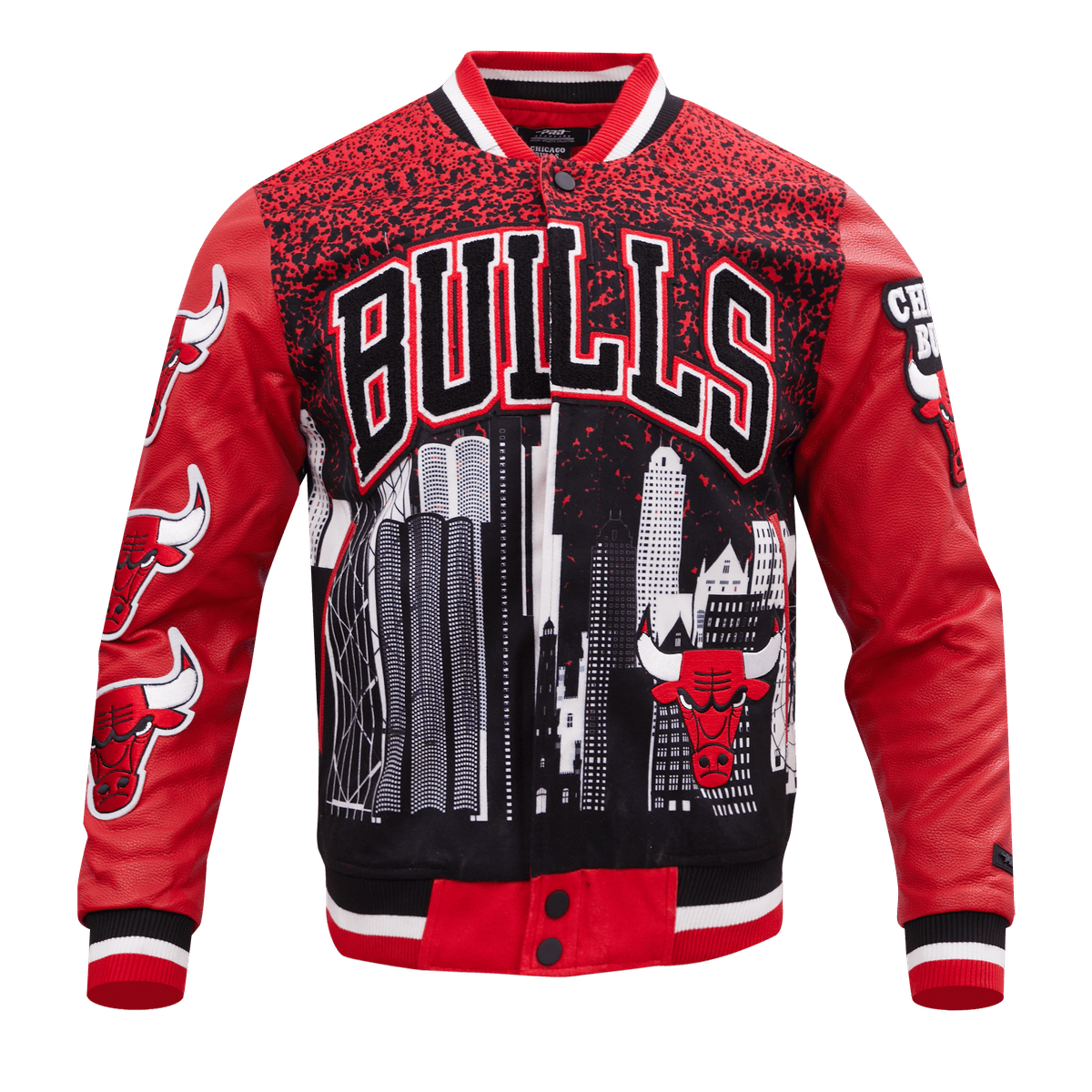 Pro Standard Nba Chicago Bulls Logo Varsity Jacket