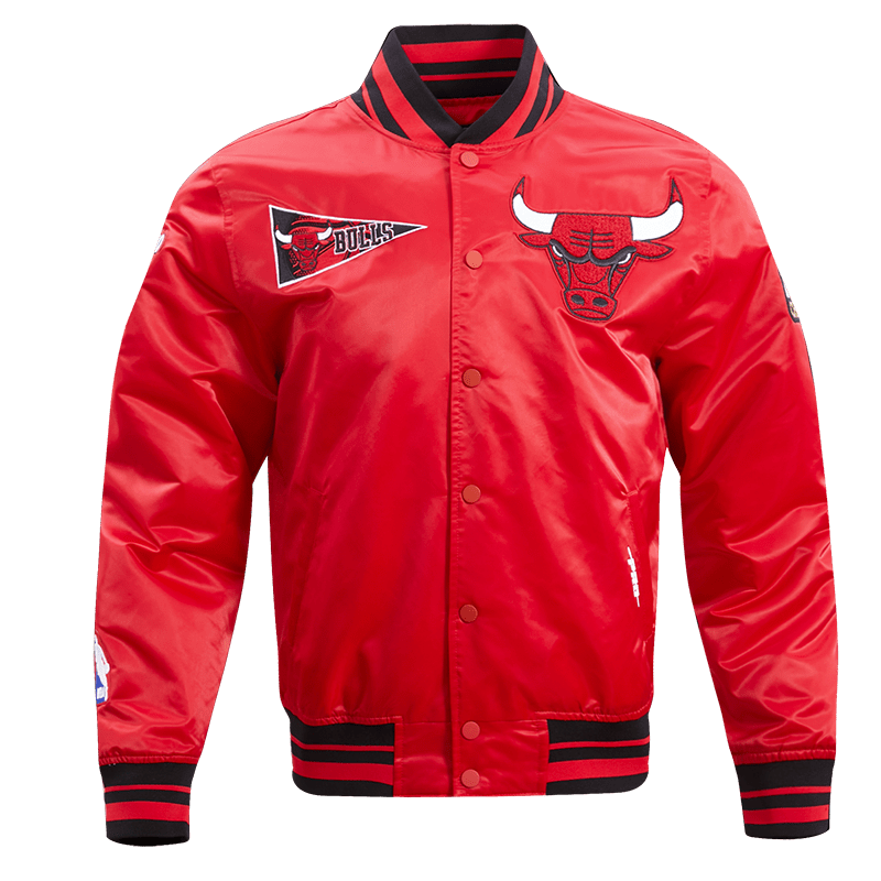 CHICAGO BULLS サテンスタジャン レッド mens starter-red-chicago-bulls