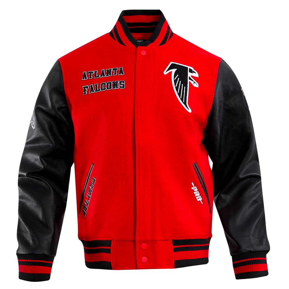 NFL ATLANTA FALCONS RETRO CLASSIC MEN'S RIB WOOL VARSITY JACKET