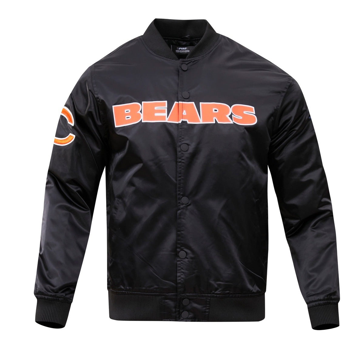 NFL Bears レザージャケット Chicago Bears Full Leather Jacket Black