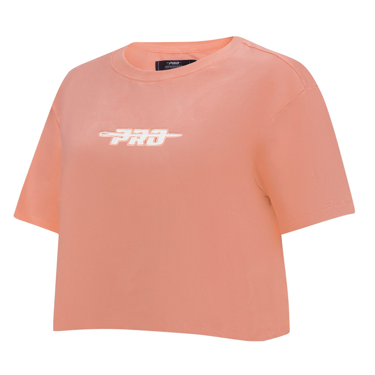 PRO STANDARD CLASSIC CHENILLE WHT LOGO WOMEN'S SJ BOXY TEE (GUAVA)