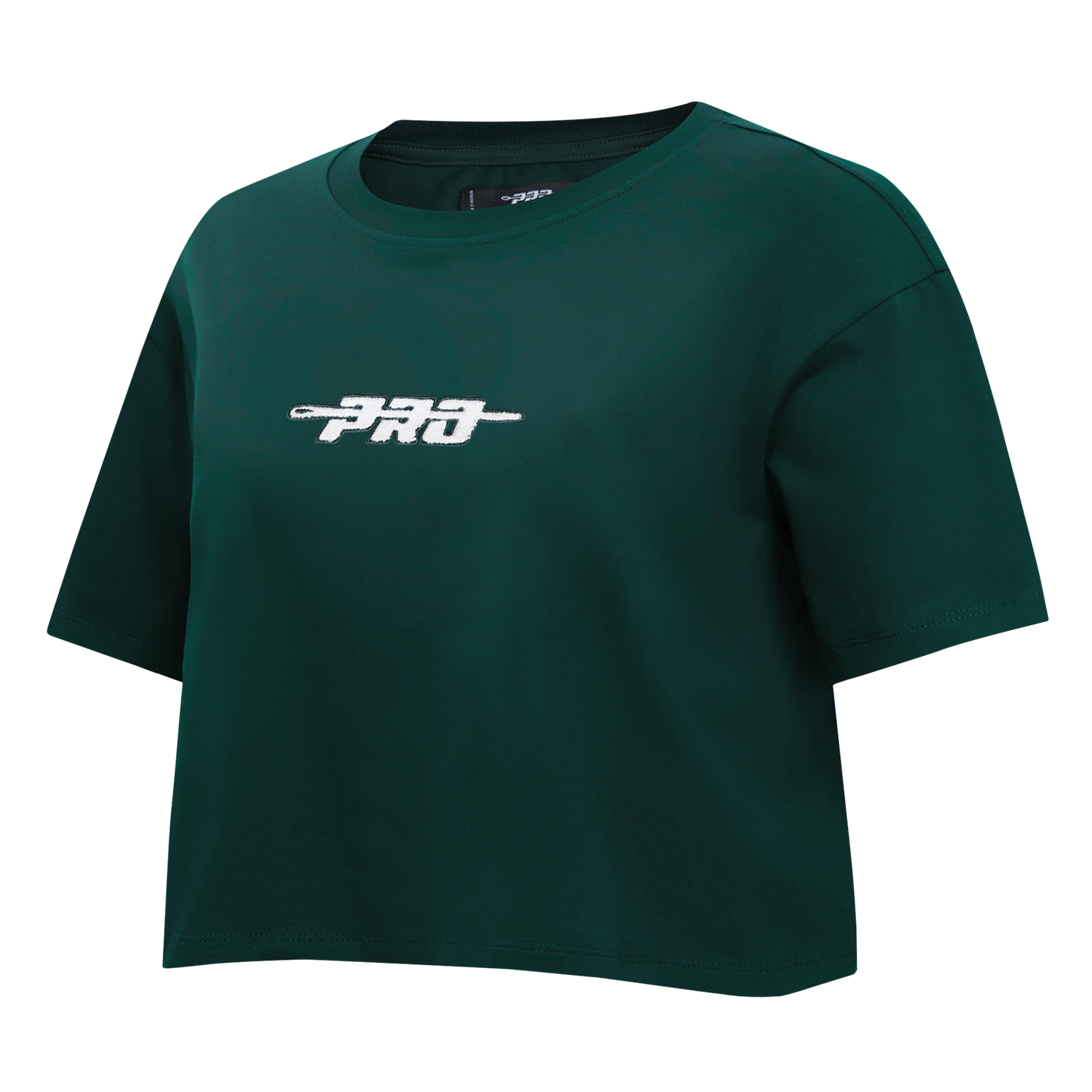 PRO STANDARD CLASSIC CHENILLE WHT LOGO WOMEN'S SJ BOXY TEE (FOREST GREEN)