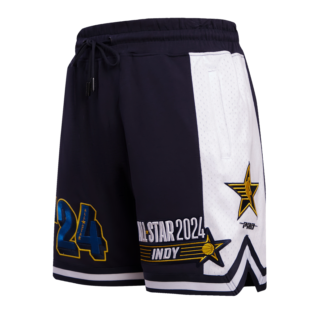 NBA ALL STAR GAME 2024 MEN'S DOUBLE KNIT 2.0 SHORT (MIDNIGHT NAVY)