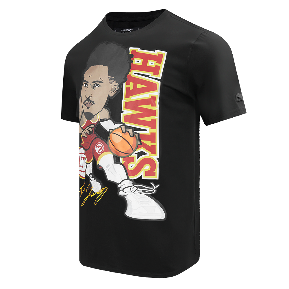 NBA ATLANTA HAWKS TRAE YOUNG #11 REMIX AVATAR DRIVE SINGLE JERSEY TEE (BLACK)