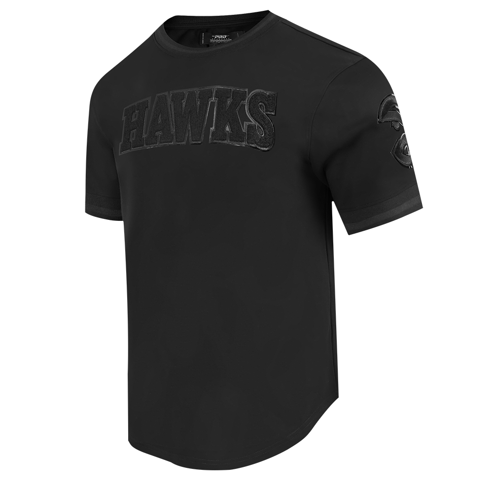 NBA ATLANTA HAWKS TRIPLE BLACK MEN'S TEE (TRIPLE BLACK)