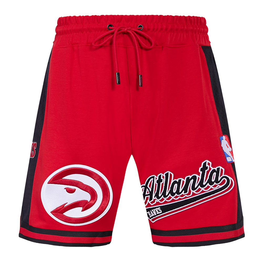 NBA ATLANTA HAWKS SCRIPT TAIL MEN'S DK 2.0 SHORT (RED/BLACK) – Pro Standard