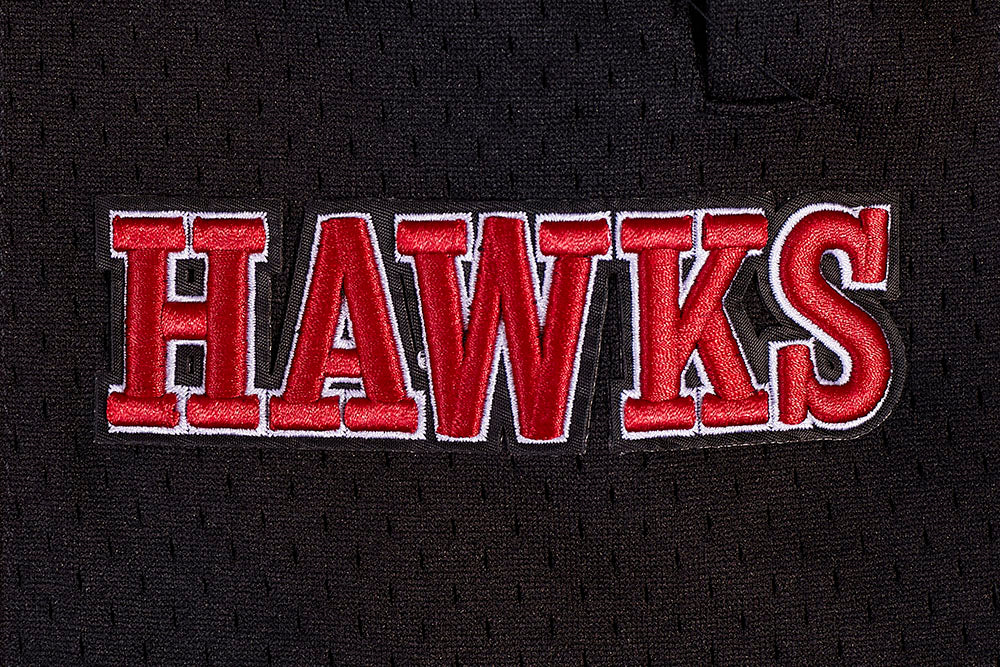 NBA ATLANTA HAWKS SCRIPT TAIL MEN'S DOUBLE KNIT 2.0 SHORT (RED/BLACK ...
