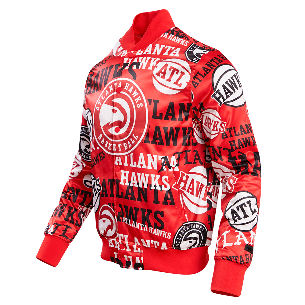 Shop Pro Standard Atlanta Hawks Big Logo Satin Jacket BAH652881